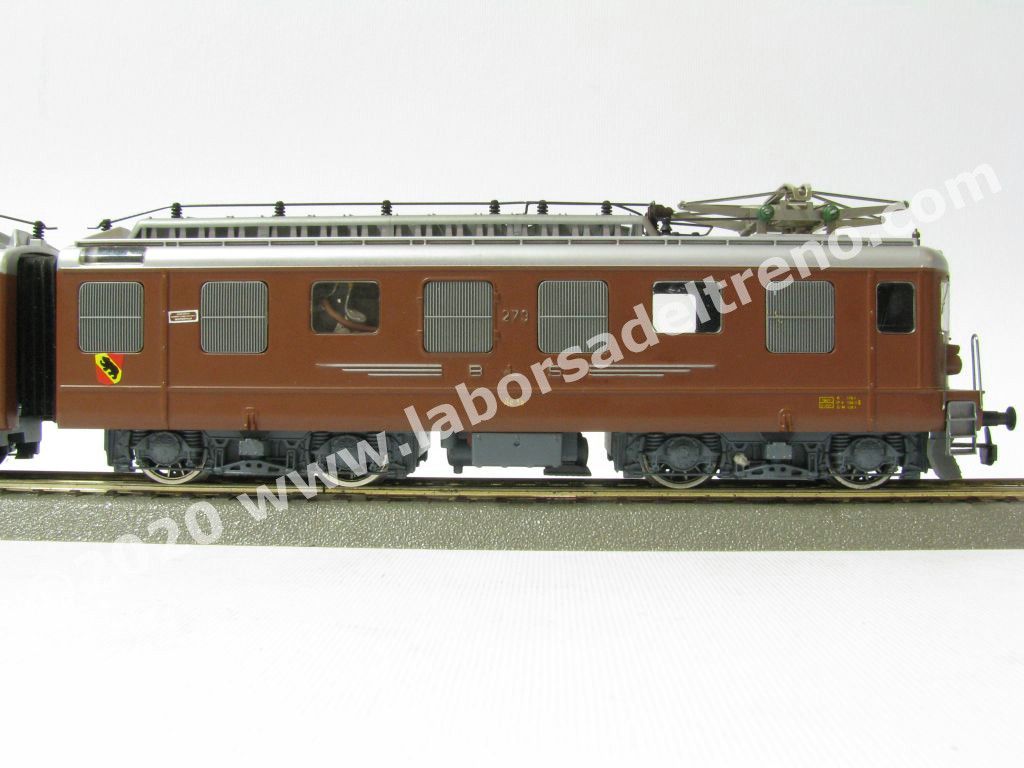Loco el. Ae 8/8 della BLS, livrea marrone, ep. III/IV
