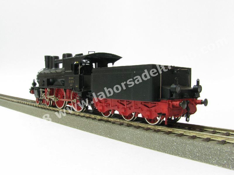 Vaporiera Br 13 1711 della DRG, ep. II - realizzazione in ottone