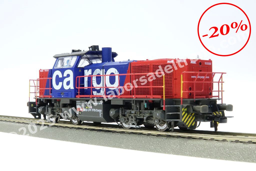 Locomotiva diesel SBB Cargo Am 842 (G1000), livrea SBB Cargo blu/rossa, epoca V - Digital Sound