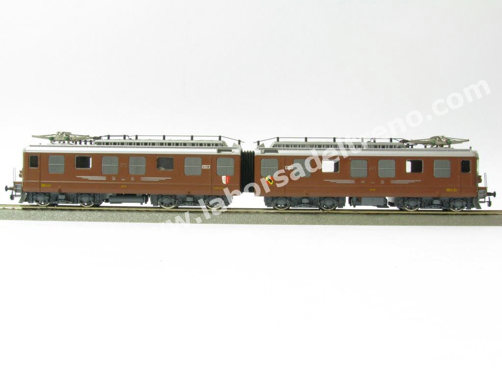 Loco el. Ae 8/8 della BLS, livrea marrone, ep. III/IV
