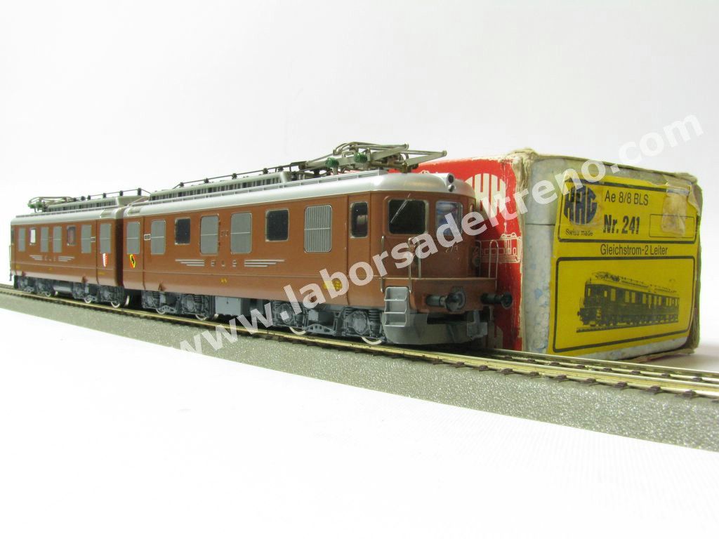 Loco el. Ae 8/8 della BLS, livrea marrone, ep. III/IV