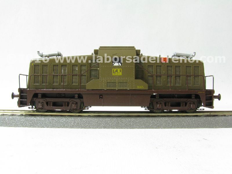 locomotiva diesel FS Ne 120 020, livrea castano isabella, motorizza e digitalizzata, epoca III