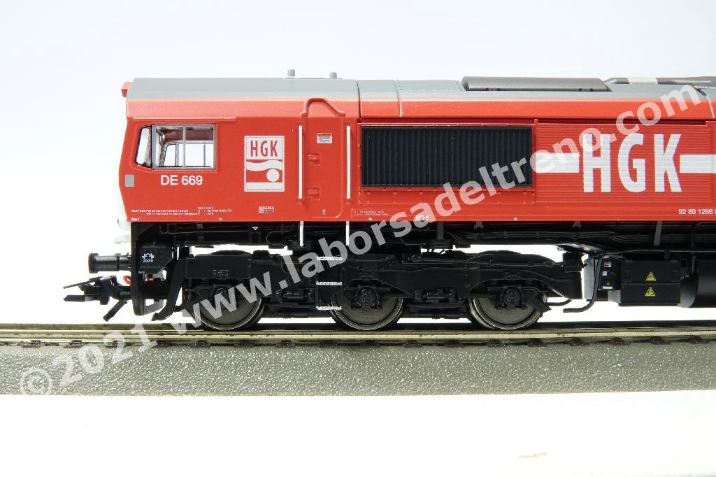 Locomotiva diesel pesante HGK, Classe 66, livrea HGK, dispositivo fumogeno dinamico, ep. VI - MFX Digital Sound