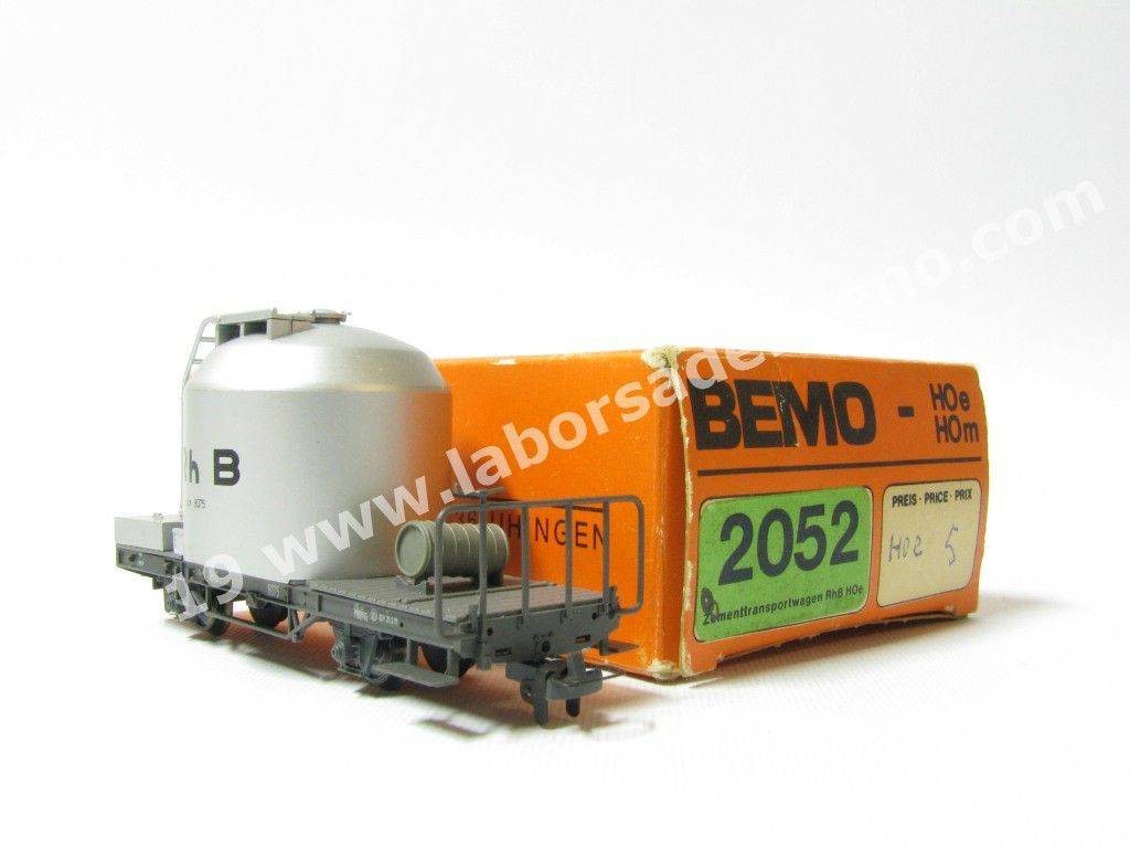 Carro trasporto cemento Rhb, epoca IV/V - scala H0m