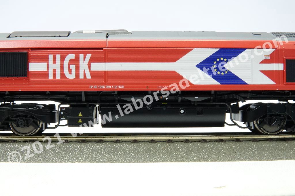 Locomotiva diesel pesante HGK, Classe 66, livrea HGK, dispositivo fumogeno dinamico, ep. VI - MFX Digital Sound