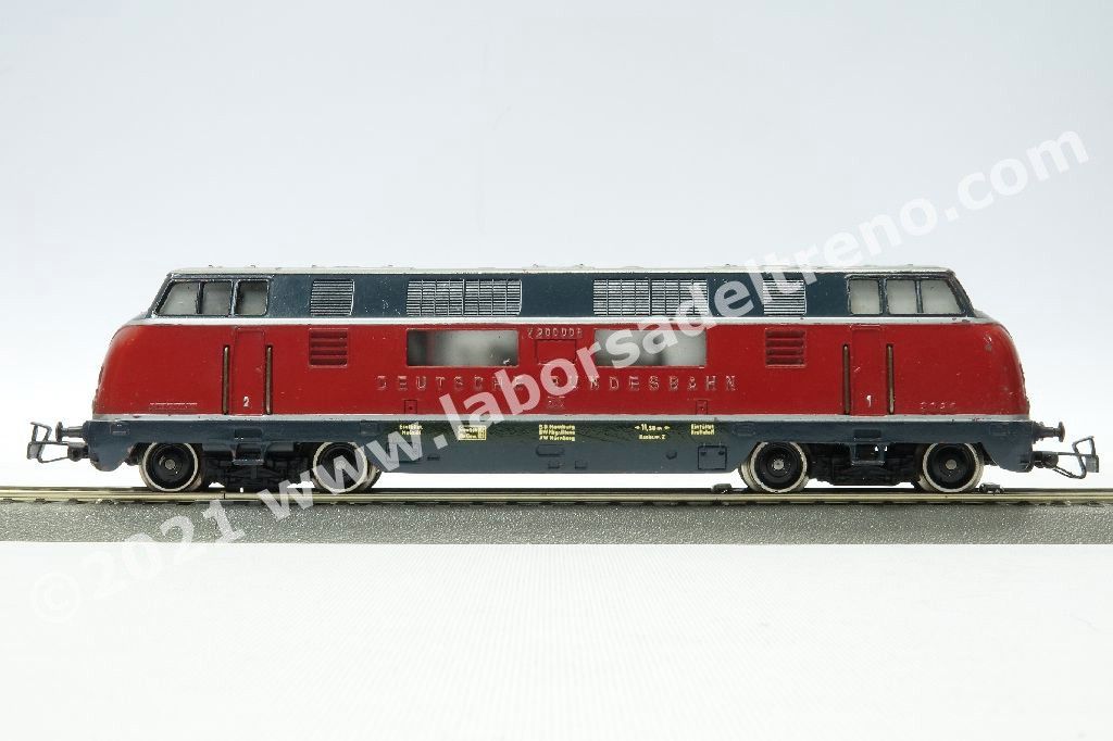 Locomotiva diesel V 200 027 delle DB - costr. 1957-1959
