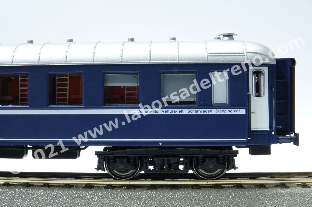 Carrozza letti tipo Ub costr. Nivelles delle SNCF, livrea bluTEN, logo encadré, ep. IV