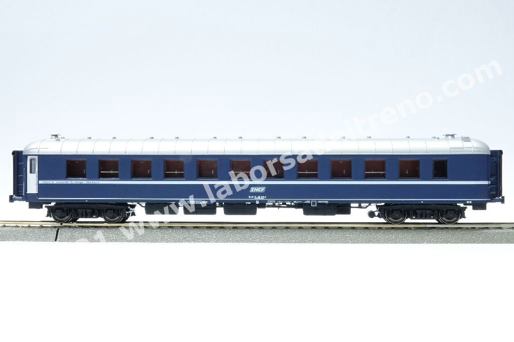 Carrozza letti tipo Ub costr. Nivelles delle SNCF, livrea bluTEN, logo encadré, ep. IV