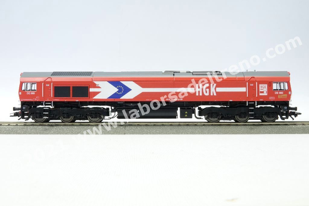 Locomotiva diesel pesante HGK, Classe 66, livrea HGK, dispositivo fumogeno dinamico, ep. VI - MFX Digital Sound