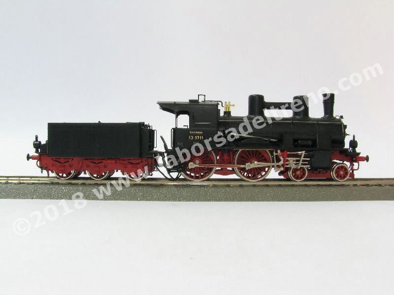 Vaporiera Br 13 1711 della DRG, ep. II - realizzazione in ottone