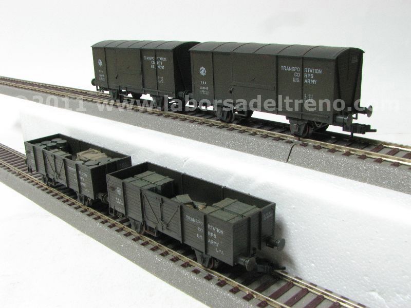 convoglio militare composto da 12 carri e una carrozza, servizio 1945-1946, esemplare unico