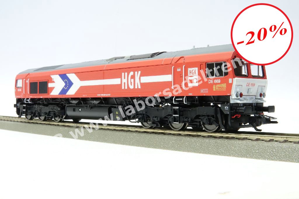 Locomotiva diesel pesante HGK, Classe 66, livrea HGK, dispositivo fumogeno dinamico, ep. VI - MFX Digital Sound