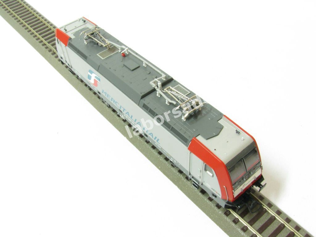Locomotiva elettrica FS E483 Mercitalia Rail, livrea argento con musi rossi, epoca VI - Digital Sound