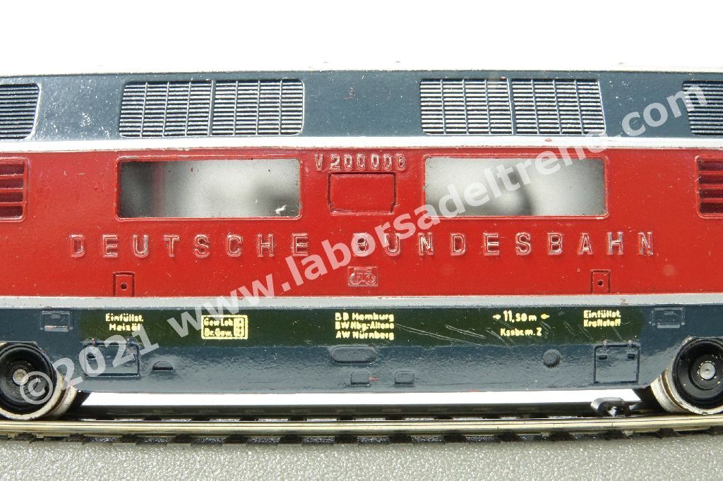 Locomotiva diesel V 200 027 delle DB - costr. 1957-1959